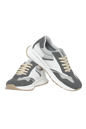 Image of SNITCH Men Casual Shoes | Synthetic Suede Upper & EVA Insole | Solid Pattern with Perforated Detailing | Lace-Up Closure for Customizable Fit | Lightweight Design for Walking & Semi-Formal Occasions