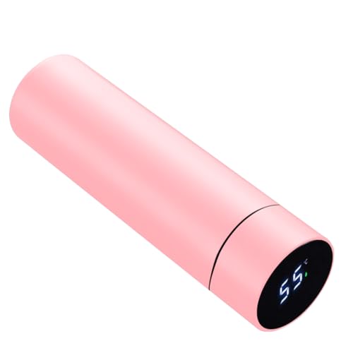 Botella de agua inteligente de acero inoxidable, termo, taza de viaje con pantalla táctil LCD inteligente, mantiene caliente o frío, portátil, para té, café, vacío, aislamiento al vacío en paredes