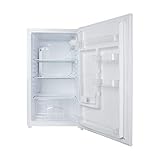 Kompakter Vollraum-Kühlschrank mit 88 Litern Nutzinhalt und Energieeffizienzklasse A++ bei 88 kWh Jahresverbrauch.