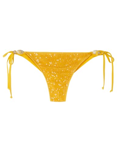 women'secret Braga De Bikini Solare Brief, Amarillo Pálido, S para Mujer