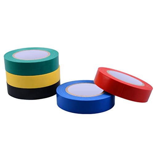 ULTECHNOVO 10Pcs Fita ElÃ©trica de Vinil Pvc Fita Retardante de Chamas Resistente Ao Calor Fita ElÃ©