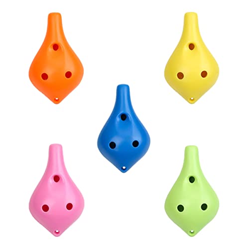 Milisten Locket 10Pcs Introductory Beginner Mouth Each Beginners The Abs Alto Bottle Style Design Flutes Ocarina Kids Ethnic Students Hole Practical Plastic Ignition Musical Instrument Pendant #TOP2
