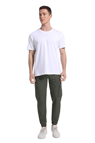 27" Cargo Joggers for Short Men Athletic Hiking Pants Casual Lightweight Sweatpants with Pockets4