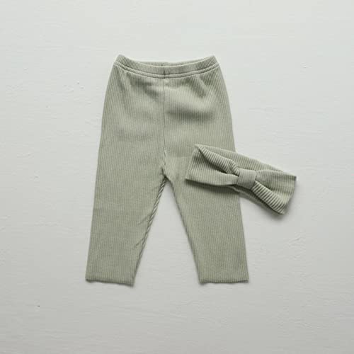 Meias para bebês bebês meninas meninos sólido algodão canelado verão outono calças compridas roupas