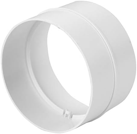 4'' Plastic Duct Reducer Round Reducer Duct Fitting Pipe Reducer White PVC (Drain, Waste and Vent) Coupling
