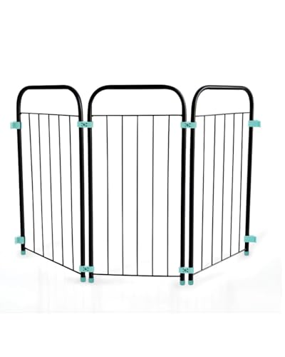 Cercado Portátil 70 cm 03 Módulos (Preto, 70x105 cm) ajustável