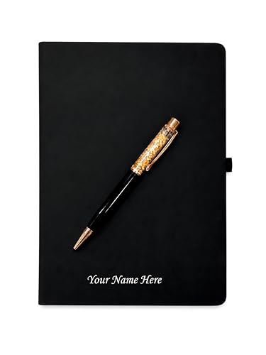 Image of Personalized Notebook & Pen Gift Set | Custom Name Diary with Premium Pen | Executive Office Stationery Combo for Men & Women | Corporate, Birthday, Anniversary & Return Gift Item