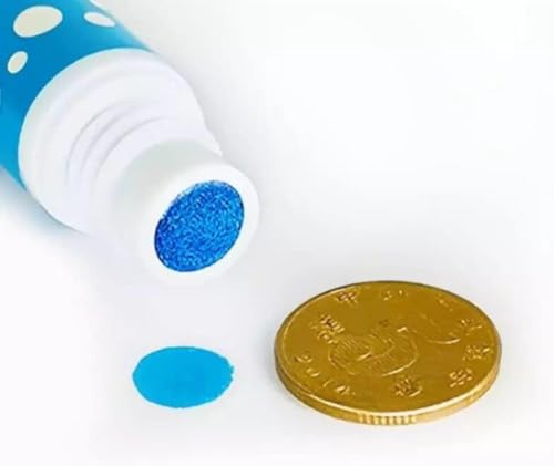 Image of DearJoy Super Dot Markers Toddlers Kids 8 Colors Jumbo 20ml Water Based Non Toxic Fun Preschool Crafts Art Supplies Washable (Multicolor)