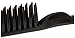 CocoBlack Naturals 3 Row Styling Comb For Detangling, Defining And Separating Curls (Black)