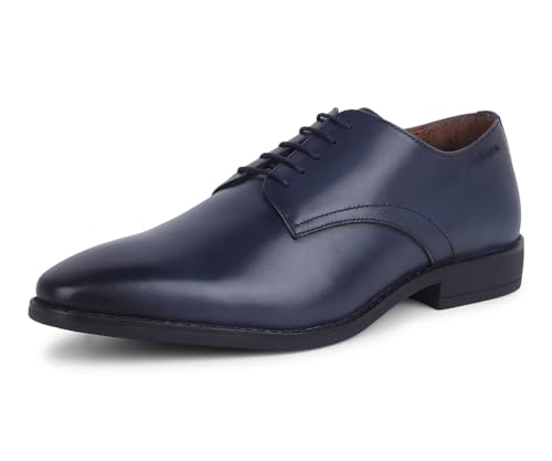 Image of LOUIS STITCH Formal Derby Lace Up Shoes for Men | Handcrafted Italian Leather Mens Shoes (LSNRXPL)