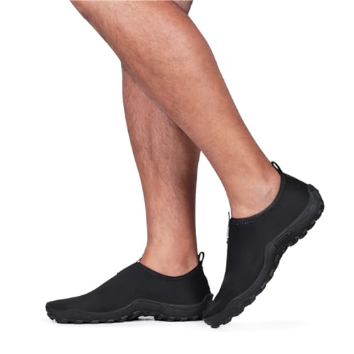 Sapatilha aquatica Neoprene Tenis Hibrido para pesca (Preto, BR, Adulto, Numérico, 42)