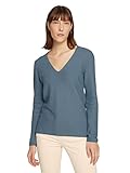 Tom Tailor 1030343 Jersey de Punto básico, 28800 Faded Denim Blue, S para Mujer