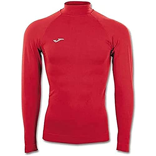 Joma101650.600.S-M Brama Classic Thermal T-Shirt, Uomo, Rosso, S-M
