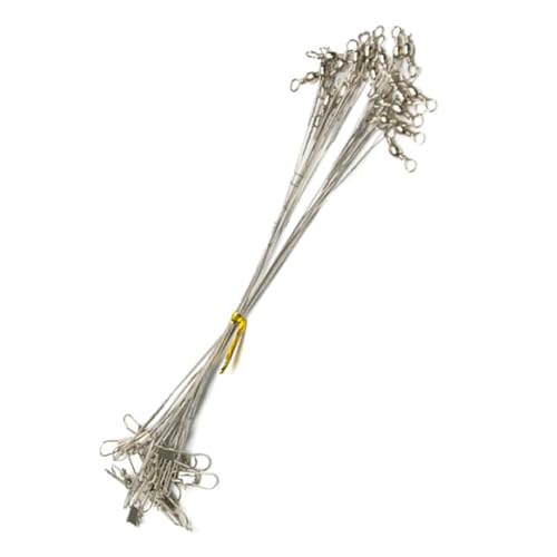 MAVIS LAVEN 60PCS Líderes de Pesca de Acero miniatura 2