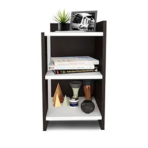 ESTANTERIA Weiche Engineered Wooden Side Table - Night Stand & End Table Organiser - Shelf DIY Space Saver Storage Organizer - Bedside Furniture for Bedroom| Living Room| Hallway