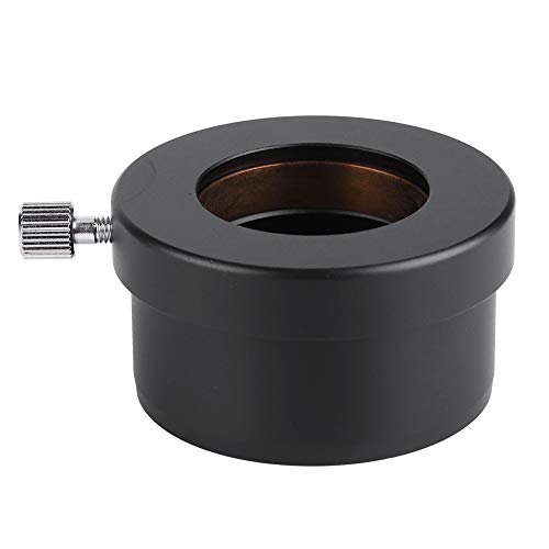 Telescope Eyepiece Adapter, 2" to 1.25" Telescope Eyepiece Mount Adapter Black Metal Accessories Adaptor, as picture shown - Image 4