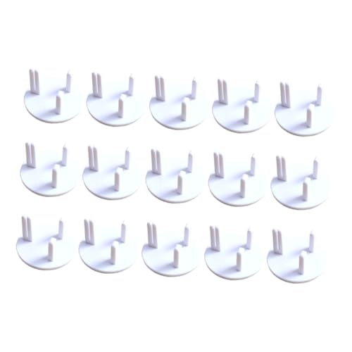 Abaodam Protective Cover Set 15pcs Electric Outlet Covers Babyproof Socket Guard Childproof for Home Office