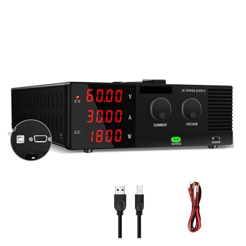 Porta RS232 Laboratorio digitale Alimentatore switching DC regolabile 30V 150V 10A 100V 20A 60V 30A 100A 200V 300V 5A Software per PC Alta stabilitàR-SPS6030-232