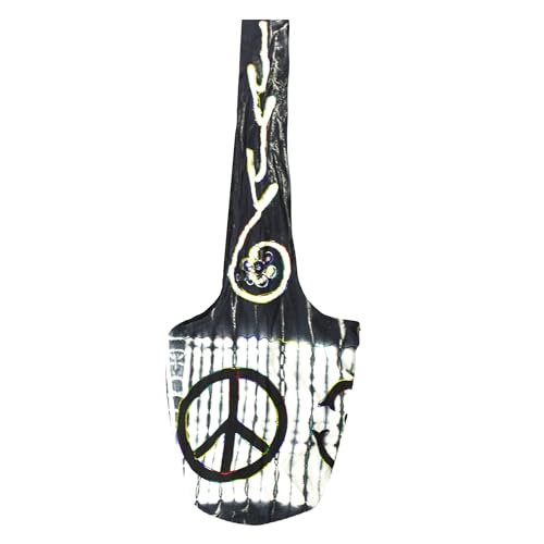 Image of Mandala Crafts Hippie Bag, Large Boho Hobo Purse for Women, Crossbody Shoulder Sling Bags for Indie Style Bohemian Accessory