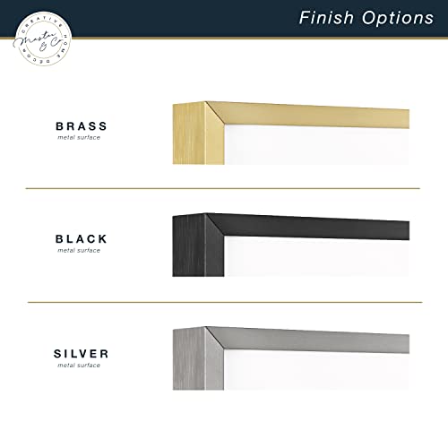 Mcs Master & Co. Foundry Metal Gallery Wall Frame, Dark Silver, 16 X 24 In Without Mat #TOP4