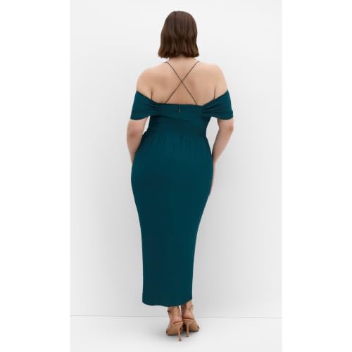 Image of City Chic Women's Plus Size Dress - Entwine Maxi