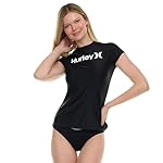 Hurley Rash Guard for Women, Short Sleeve Swim Shirts for Women Rashguard, UPF 50+ SPF & UV Protection - Image 3