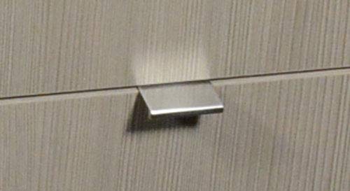 Ckp #3306-1.5 In Brand Back Mount Finger Edge Pull, Brushed Nickel - 10 Pack #TOP5