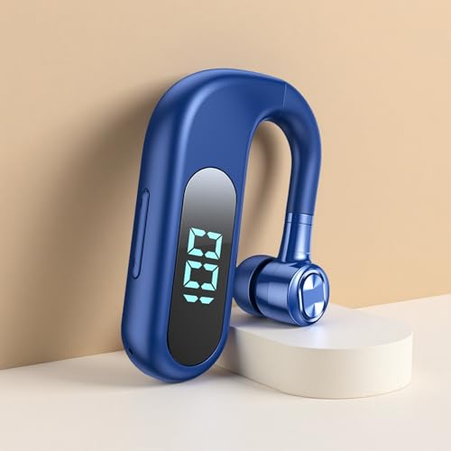 Auricular Bluetooth Mono V13 con Luz Azul y Cable USB-C miniatura 2