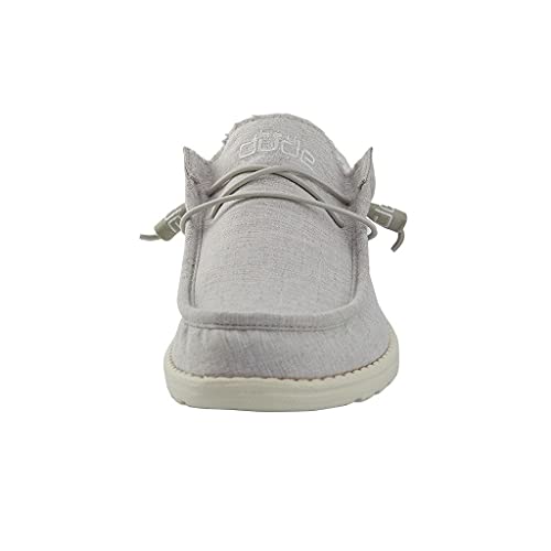 Image of Hey Dude Men's Wally Chambray Grey, Size 10