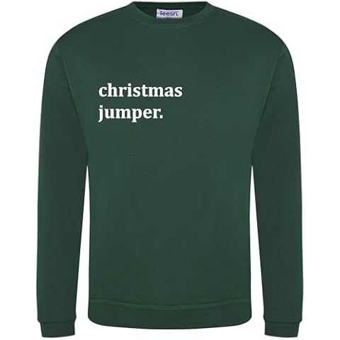 Teesh Clothing Men's Ironic Christmas Jumper Cover