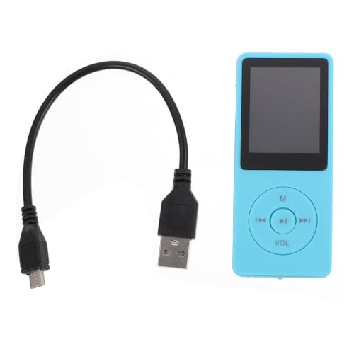 HORIALENCE Reproductor de Mp3 y Mp4 Portátil de 8gb Azul Pantalla, Reproducción de Audio y Video, Ligero y Adecuado para Jogging y Hiking
