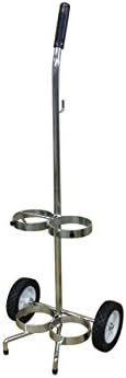 FWF CART Holds 2 (D OR E Style) CYLINDERS Diameter 4.3" Made in USA