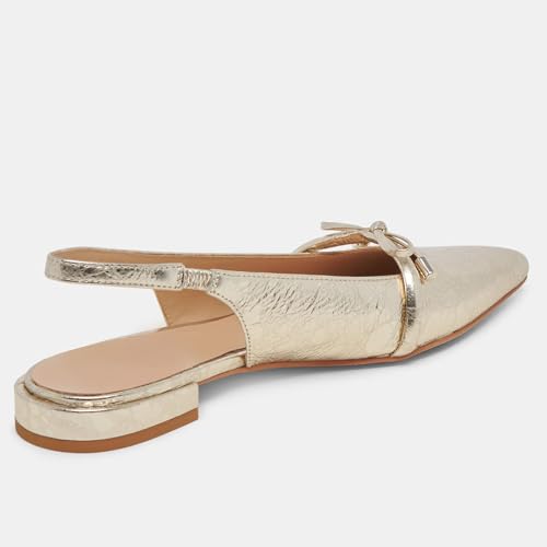 UBWDU Slingback Flats for Women Closed Pointed Toe Flats Bow Low Heel Pumps Shoes3