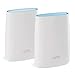 Netgear Orbi RBK50 - Sistema Mesh Wi-Fi TriBanda AC3000, cobertura de hasta 350 m², kit de 2, con 1 router y 1 satélite, Color Blanco