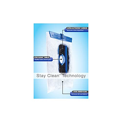 Image of Tetra Whisper Bio-Bag Filter Aquarium Cartridges, Large Filter with Stay Clean Technology, Removes Odors and Discoloration, Easy to Assemble,4 Large Blue Filters