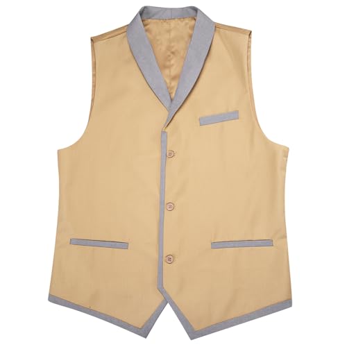 Men's Suit Dress Vest for Men Shawl Lapel Slim Fit Formal Business Waistcoat Tuxedo V-Ncek Vest for Wedding Business2