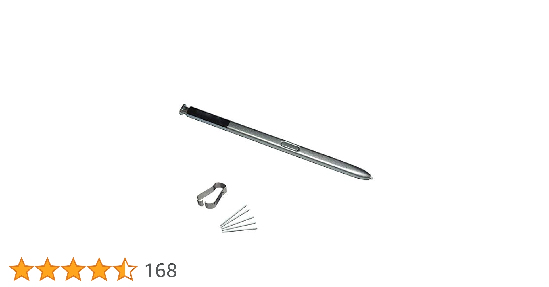 Eaglewireless Stylet pointeur de rechange pour Galaxy Note 8 et Note 8 avec pointes de rechange Argenté