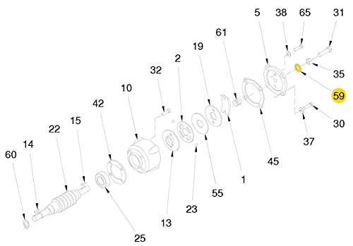 Auto Crane SEAL-3/8 THRD,BRK Cover,Parker#7500