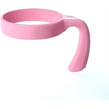 30 oz Tumbler Handles, Anti Slip Travel Mug Grip Cup Holder for Stainless Steel Tumblers, Suitable for Trail, Sic, Yeti, Ozark and More 30 Ounce Tumbler Mugs, Car Cups Pink