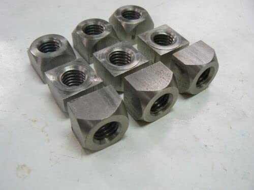 1/2"-13 Stainless Steel Square Nuts UNC - Lot of 25 Pcs. HQ