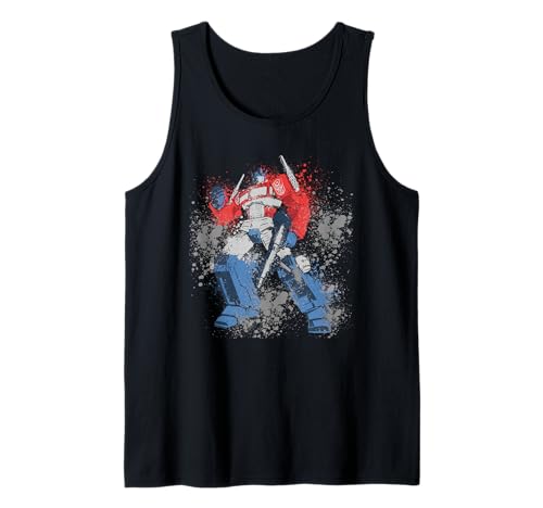 Transformers Optimus Prime Splatter Tank Top