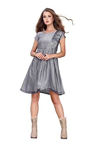 Image of PERFECTBLUE Women's Linen Blend Regular Dress Shirt