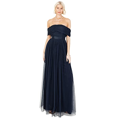Anaya with Love Damen Maxi Kleid, Navy Blue, EU 44(UK 16)