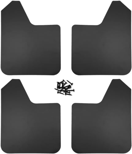 4PCS Universal Car Mud Flaps Vehicles Mudguard Splash Guards Front and Rear Set Auto Accessories...