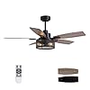 Ceiling Fans with Lights and Remote Control Ceiling Fan for Bedroom Living Room Black 1
