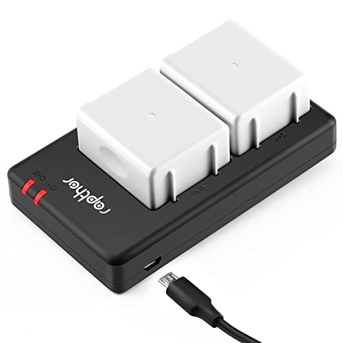 rapthor Upgraded 4950mAh Replacement Batteries with Charger Compatible with Arlo Pro 5S 2K / Pro 4 / Pro 3 / Ultra 2 / Ultra (2 Batteries + 1 Charger, Easy to Install, Long Lasting)