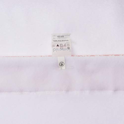 Cobertor Soft para Bebê Jardim Secreto Arabesco Rosa, Biramar Baby, Rosa