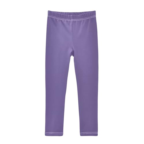 Girl Leggings Violet Dance Pants Tights Trousers Yoga Pants Girls Athletic Pants, 4T