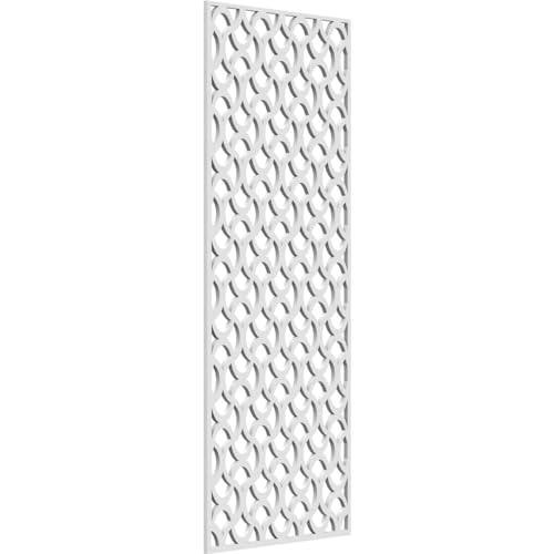 Image of 15 3 /8 inchW x 39 3 /8 inchH x 3 /8 inchT Resort Decorative Fretwork Wall Panels in Architectural Grade PVC