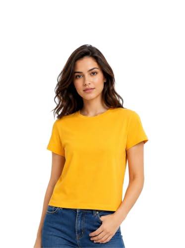 Image of Women's Plain Cotton T-Shirt